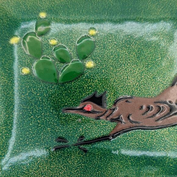 Annemarie Davidson Road Runner Enamel Box MCM Art Decor - Picture 7 of 12